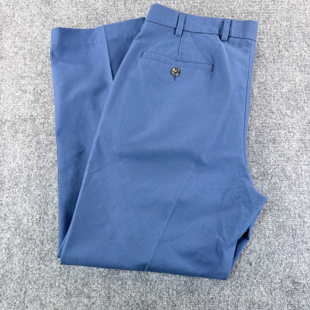 Brooks Brothers Clark Lightweight Advantage Chino Blue Pants Mens 34x30